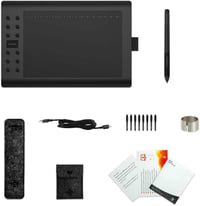 GAOMON M106K PRO 10x6" Professzionális Grafikus Rajztábla 28 Programozható Gombbal - Windows/Mac/Android Kompatibilis - Digitális Rajzolásho 4