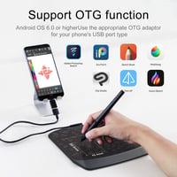 Tabletă Grafică GAOMON S630 cu 8192 Niveluri de Presiune – Tabletă Digitală pentru Design și Desen pentru Începători și Profesioniști 8