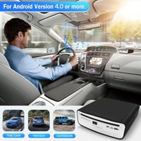 Gaqnzjx Univerzális Hordozható Külső CD Lejátszó - USB Csatlakozás Autóhoz, Laptophoz, TV-hez - Android 4.0 Navigációval Kompatibilis 2