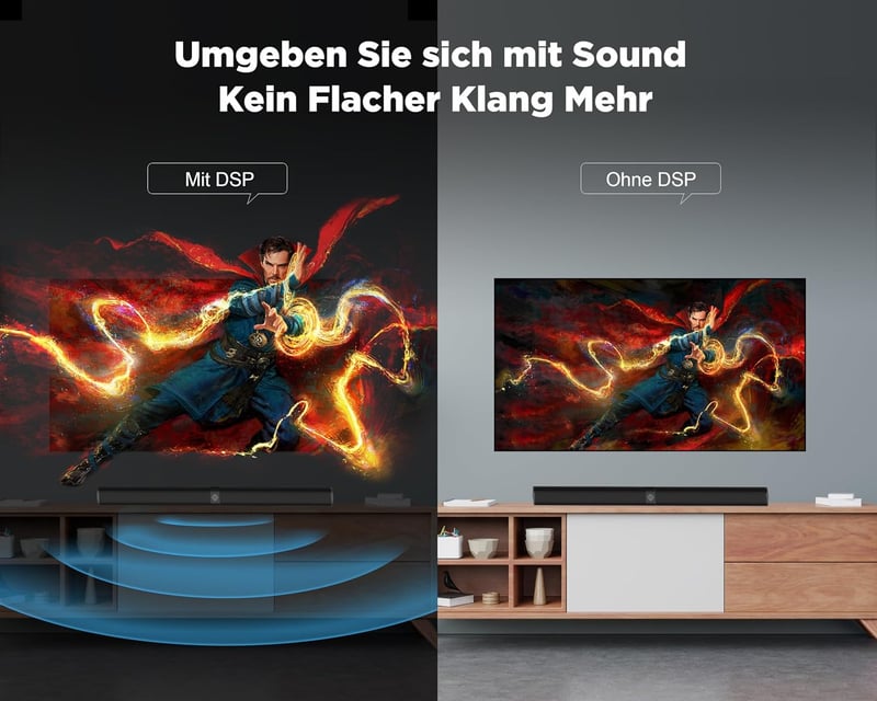 GarageRock Bluetooth 5.3 TV hangprojektor fekete, szét
