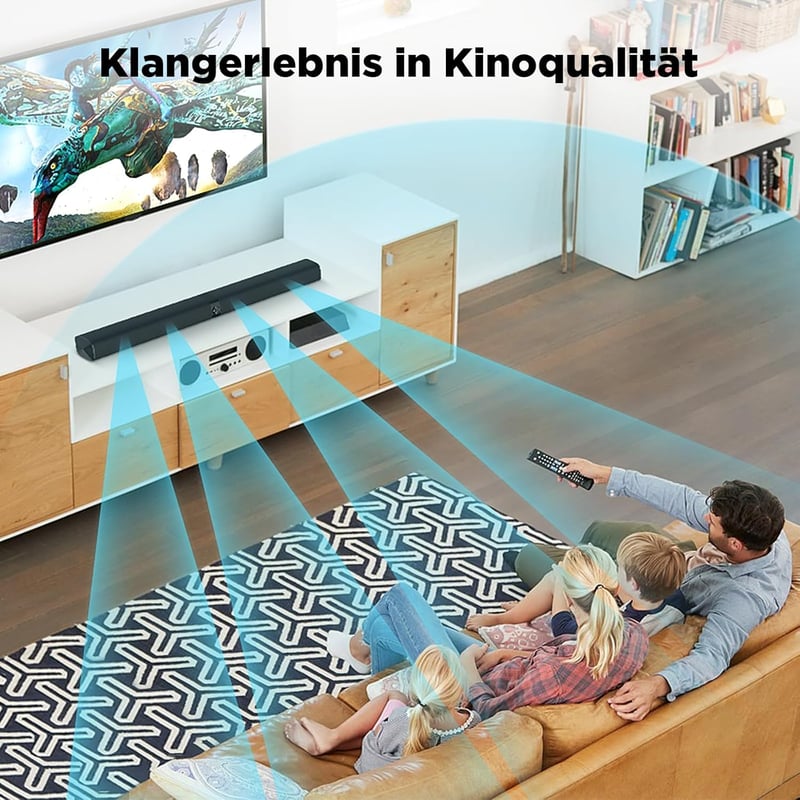 GarageRock Bluetooth 5.3 TV hangprojektor fekete, szét