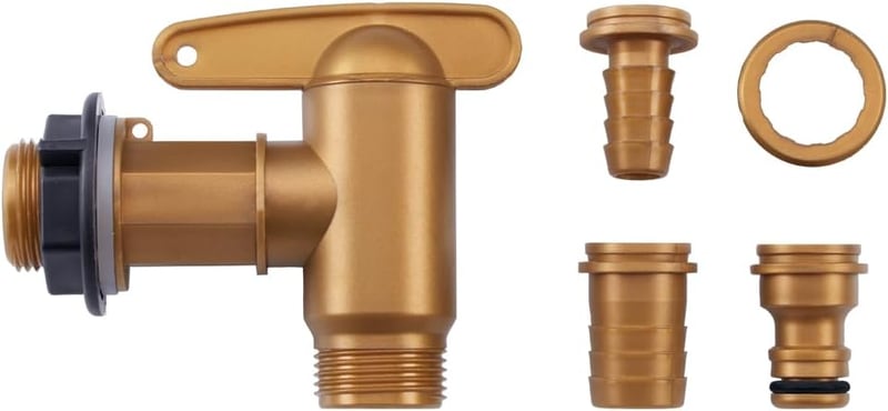 Garantia Aqua-Quick 504044 Műanyag Leeresztő Csap - 1/2 or 3/4-Inch Tap