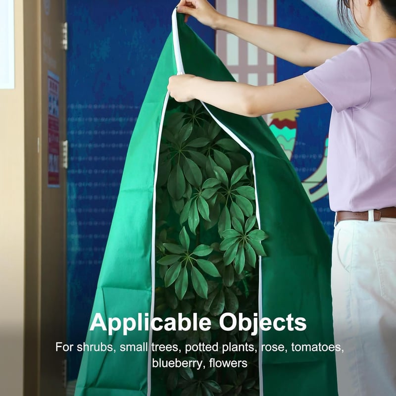 Garden Tailor Téli Növényvédő Sátor 120x180cm Cipzárral - 2db Fagyvédelem Pálmához Olajfához