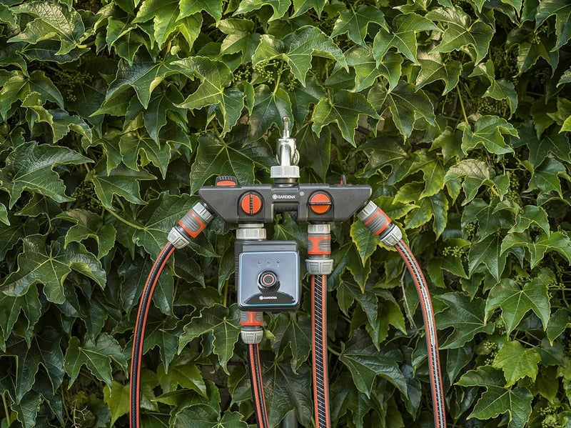 Gardena Bluetooth öntözésvezérlő okos applikációval, automata kerti és erkély öntözéshez, 3 program