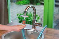Gardena 18210-20 Kohútiková prípojka pre vnútorné kohútiky – s vonkajším závitom M 22 x 1 a vnútorným závitom M 24 x 1, adaptér na pripojenie zavlažovacieho systému 6