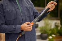 Gardena 18804-20 Teleskópos Nyél M-XL: Vízvezetékes Tisztítónyél 155-260 cm, Alumínium, Távolabbi Felületekhez 4