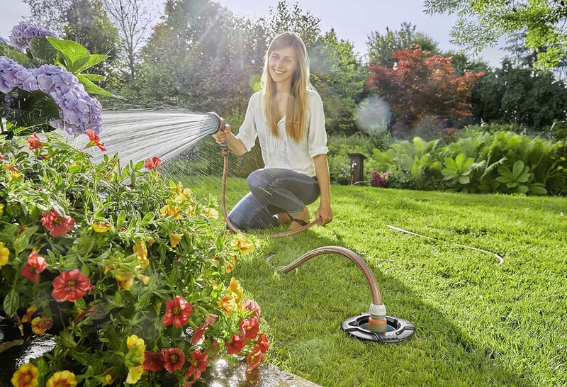 Gardena 3/4" csatlakozó locsolórendszer beépített szeleppel és szűrővel - Water Socket