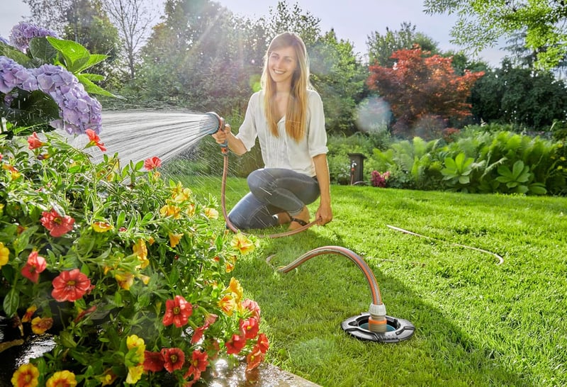 Gardena 3/4" csatlakozó locsolórendszer beépített szeleppel és szűrővel - Water Socket