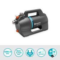 Záhradné čerpadlo Gardena 4300 Silent – 4300 l/h, 650 W, tiché zavlažovacie čerpadlo s dvojitým tesnením, energeticky úsporné (9056-20) 2