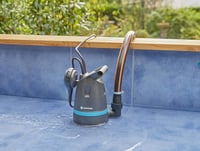 Ponorné čerpadlo na čistú vodu Gardena 8600 Basic – 400 W, 8600 l/h, s plavákovým spínačom, ploché sanie 4 mm, pre záhradné bazény (9001-47) 6