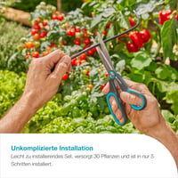 Gardena AquaBloom L set, samostalni sustav za navodnjavanje za balkone, terase i povišene gredice, bez priključka na vodu i struju, za do 30 biljaka (13330-20) 4