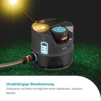 Gardena AquaPrecise sustav za navodljavanje travnjaka do 320 m² – solarni pogon, Bluetooth, ravnomjerno raspršivanje vode, za sve oblike vrtova, jednostavna instalacija (16000-20) 8