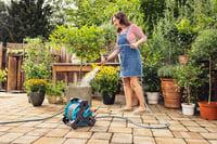 Furtun de grădină Gardena Classic 13 mm (1/2 tol) 18 m, rezistent la UV, rezistent la presiune de 22 bari, inserție textilă, gri, fără accesorii de sistem (18001-20) 5