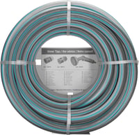 Furtun de grădină Gardena Classic 13 mm (1/2 tol) 18 m, rezistent la UV, rezistent la presiune de 22 bari, inserție textilă, gri, fără accesorii de sistem (18001-20) 3