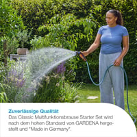 Gardena Classic višenamjenski nastavak za tuširanje, set 18372-20 - Višenamjenski set za vrtno tuširanje, 4 uzorka prskanja, za čišćenje i zalijevanje 3