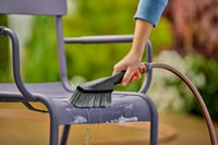 Gardena Cleansystem ručna četka S Soft s priključkom za crijevo, plosnatom glavom četke, za uska mjesta i osjetljive površine, s regulatorom protoka (18840-20) 2