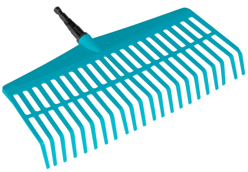 Greblă pentru frunze Gardena combisystem 3101-20 – lățime de lucru 43 cm, dinți din plastic, pentru greblarea frunzelor și a resturilor vegetale