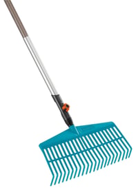 Greblă pentru frunze Gardena combisystem 3101-20 – lățime de lucru 43 cm, dinți din plastic, pentru greblarea frunzelor și a resturilor vegetale 3