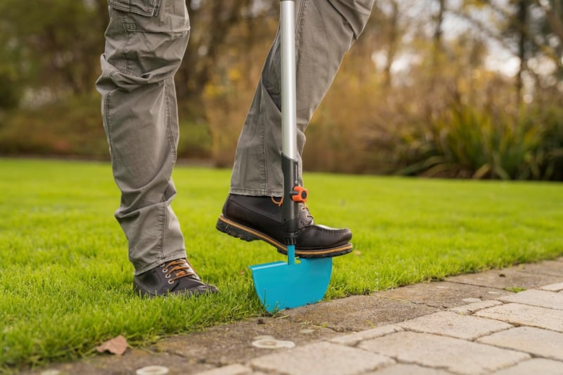 Gardena combisystem rozsdamentes acélpengés fűszegély-vágó kerthez - Single, combisystem Lawn Edge Trimmer