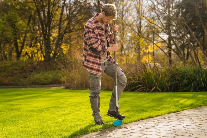 Gardena combisystem rozsdamentes acélpengés fűszegély-vágó kerthez - Single, combisystem Lawn Edge Trimmer