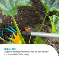 Gardena combisystem Teleskopická násada 90-145 cm, nastaviteľná predlžovacia násada pre drobné náradie combisystem, spojenie bez vibrácií, s očkom na zavesenie 3