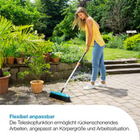 Gardena combisystem Teleskopická násada 90-145 cm, nastaviteľná predlžovacia násada pre drobné náradie combisystem, spojenie bez vibrácií, s očkom na zavesenie 2