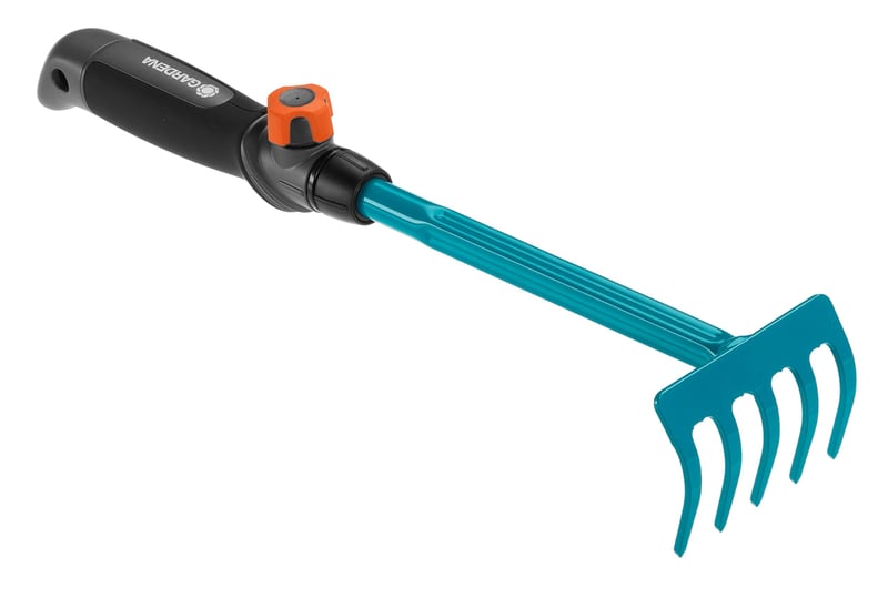 Gardena combisystem hrable na kvetinové záhony – pracovná šírka 8,5 cm, ergonomická násada (8925-20)