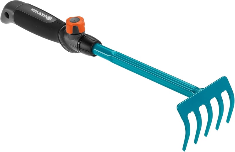 GARDENA combisystem Virágágy Gereblyé 8,5cm Ergonomikus Nyéllel - Flower Rake