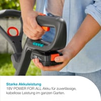 Akumulátorový vyžínač Gardena ComfortCut 23/18V P4A – záber 230 mm, teleskopická násada, otočná hlava, s 18V akumulátorom (14701-20) 6