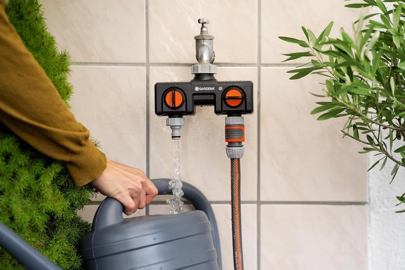 Gardena Csatlakozó Elosztó Öntözőrendszerhez, Standard Méret - 2-Way Distributor