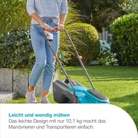 Gardena EasyMax 30/18V P4A Akumulatorska kosilica set – Nož za košnju, lagani dizajn, podešavanje visine, sakupljač trave, bežična (14629-20) 3