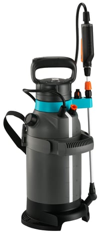 Akumulátorový tlakový postrekovač Gardena EasyPump 5 l – teleskopická tryska, ramenný popruh, ochrana dýzy (11136-20) 1