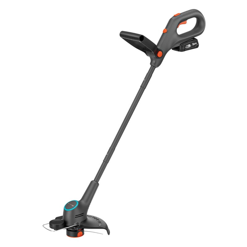 Trimmer de iarbă cu acumulator Gardena EasyTrim 25/18V P4A - ușor, ergonomic, fără fir, pentru tăierea marginilor (14704-20)