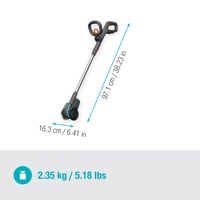 Gardena EasyWeed 1800/18V P4A Solo Akumulatorski čistač fuga (14820-55) - S čeličnom žičanom četkom, zaštitom od prskanja, lagan i bežični uređaj za uklanjanje korova 8