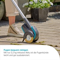 Gardena EasyWeed 1800/18V P4A Solo Akumulatorski čistač fuga (14820-55) - S čeličnom žičanom četkom, zaštitom od prskanja, lagan i bežični uređaj za uklanjanje korova 3