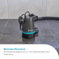 Gardena potopna pumpa za čistu vodu 20000 Basic, 20.000 l/h, s plivajućom sklopkom, robusna i izdržljiva, idealna za ispumpavanje vode (09016-47) 2