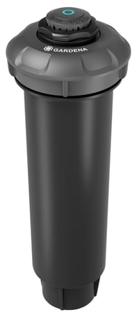 Aspersor escamontabil Gardena MD40 pentru suprafețe de gazon medii, 40 m², rază de acțiune 2,5-3,5 m, cu duză rotativă, filet exterior 3/4" (8231-20) 1