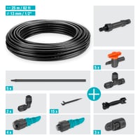 Gardena Micro-Drip-System sustav za navodnjavanje kap po kap za povrtnjake/cvjetnjake (40 m²) – početni set, štedi vodu, jednostavno spajanje (1348) 5