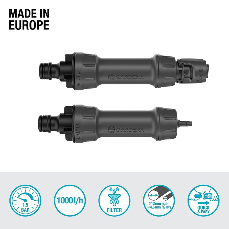 Gardena Micro-Drip-System Master Unit 1000 automata öntözőrendszer alapegység - N.d., Anthracite, Black
