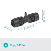 Gardena Micro-Drip System T-spojnica s redukcijom – s cijevi od 13 mm na cijev od 4,6 mm, Quick & Easy spajanje, višekratna upotreba (13204-20) 4