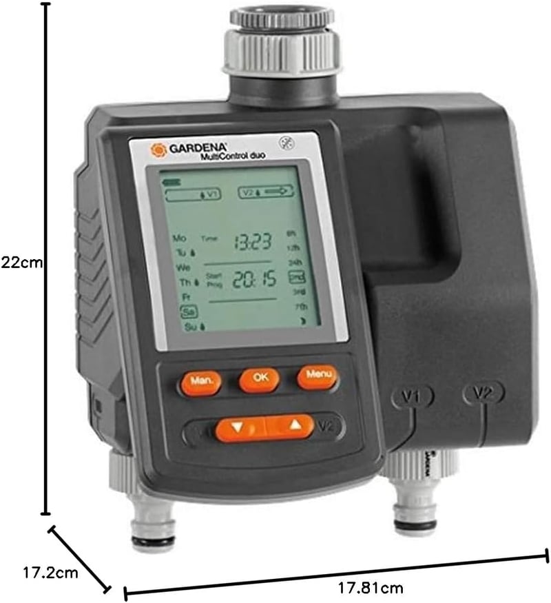 GARDENA MultiControl duo öntözési számítógép automata vezérlés - Bevattningsstyrning MultiControl duo
