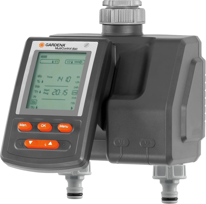 GARDENA MultiControl duo öntözési számítógép automata vezérlés - Bevattningsstyrning MultiControl duo