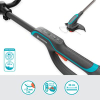 Gardena PowerTrim 30/18V P4A Solo akumulatorski trimer za travu – najlonska nit od 2 mm, podesiv, za gustu travu, bežični (14703-55) 9