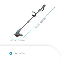 Gardena PowerTrim 30/18V P4A Solo akumulatorski trimer za travu – najlonska nit od 2 mm, podesiv, za gustu travu, bežični (14703-55) 10