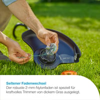 Gardena PowerTrim 30/18V P4A Solo akumulatorski trimer za travu – najlonska nit od 2 mm, podesiv, za gustu travu, bežični (14703-55) 3