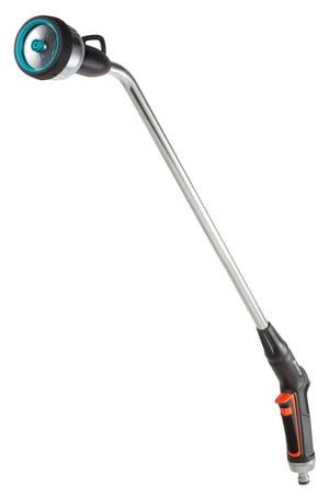 Gardena Premium štap za zalijevanje 90 cm, vrtni pištolj za prskanje s 3 vrste mlaza, rukovanje jednom rukom, otporan na smrzavanje, aluminijska drška (18336-88)