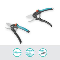 Gardena PremiumCut Bypass škare za obrezivanje svježeg drva, promjer rezanja 22 mm, ergonomska ručka, oštrice s PowerCoating premazom, proizvedeno u Njemačkoj (12241-20) 7