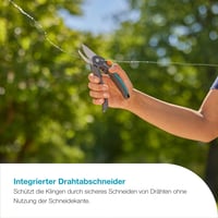 Gardena PremiumCut Bypass škare za obrezivanje svježeg drva, promjer rezanja 22 mm, ergonomska ručka, oštrice s PowerCoating premazom, proizvedeno u Njemačkoj (12241-20) 6