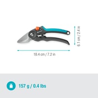 Gardena PremiumCut Bypass škare za obrezivanje svježeg drva, promjer rezanja 22 mm, ergonomska ručka, oštrice s PowerCoating premazom, proizvedeno u Njemačkoj (12241-20) 8