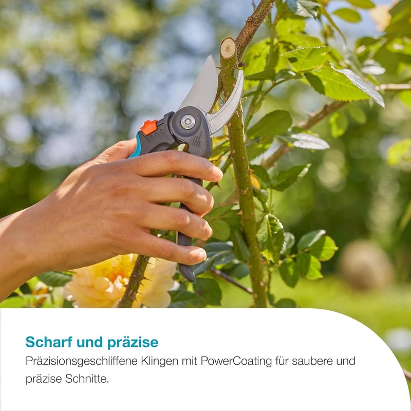 Gardena PremiumCut Flex metszőolló 24mm vágási átmérő ergonomikus nyéllel - 2 Griffweiten, Fresh wood